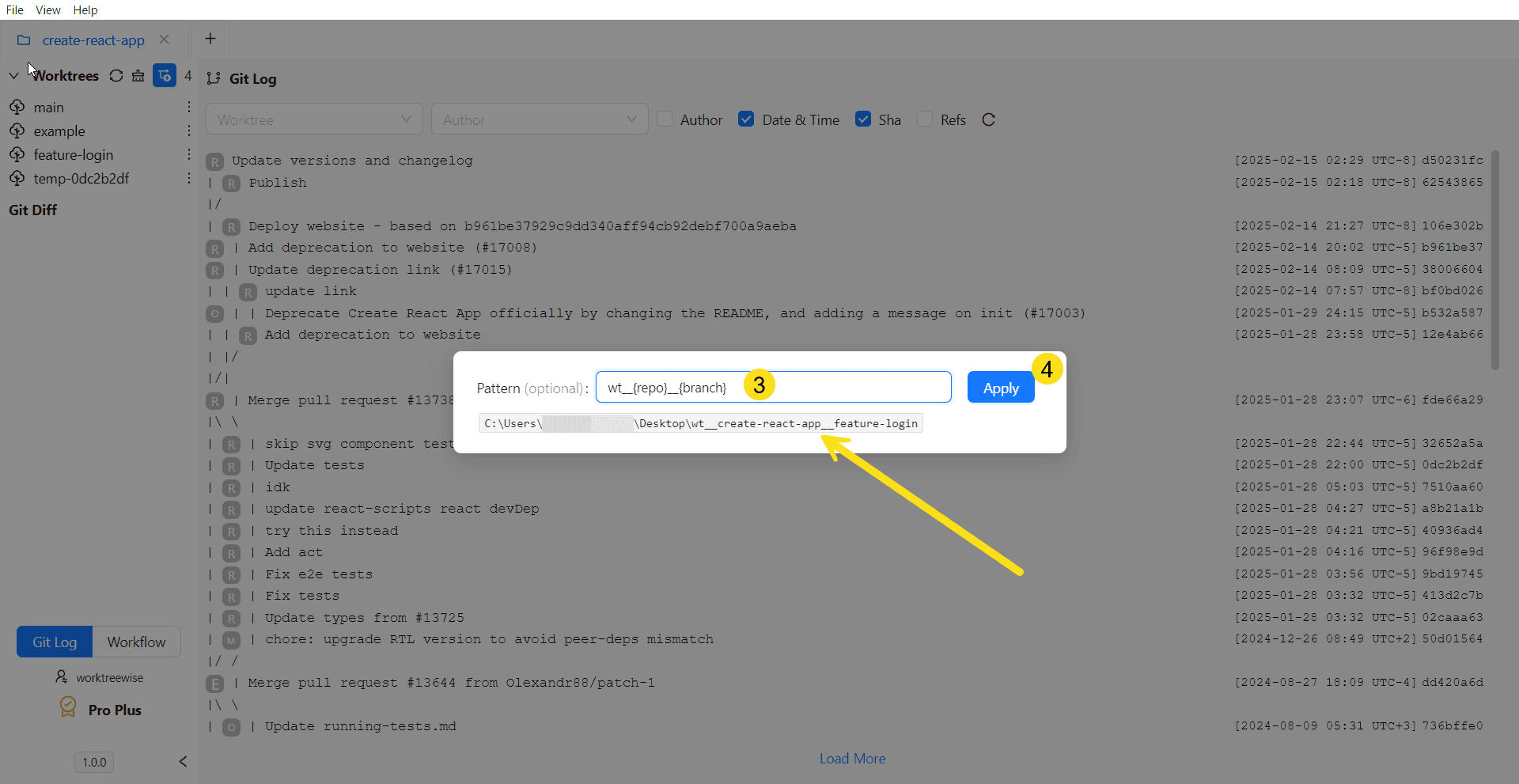 Changed Naming Pattern
