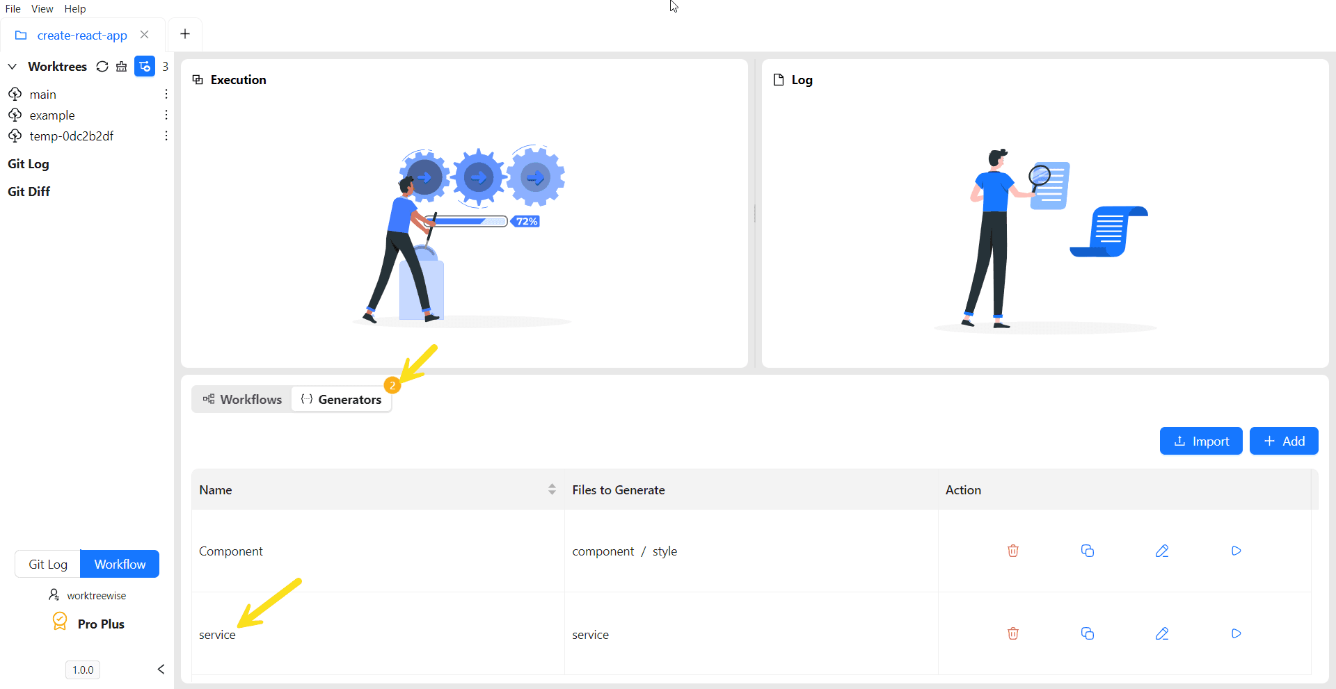 Imported Code Generator(s) from another Repository