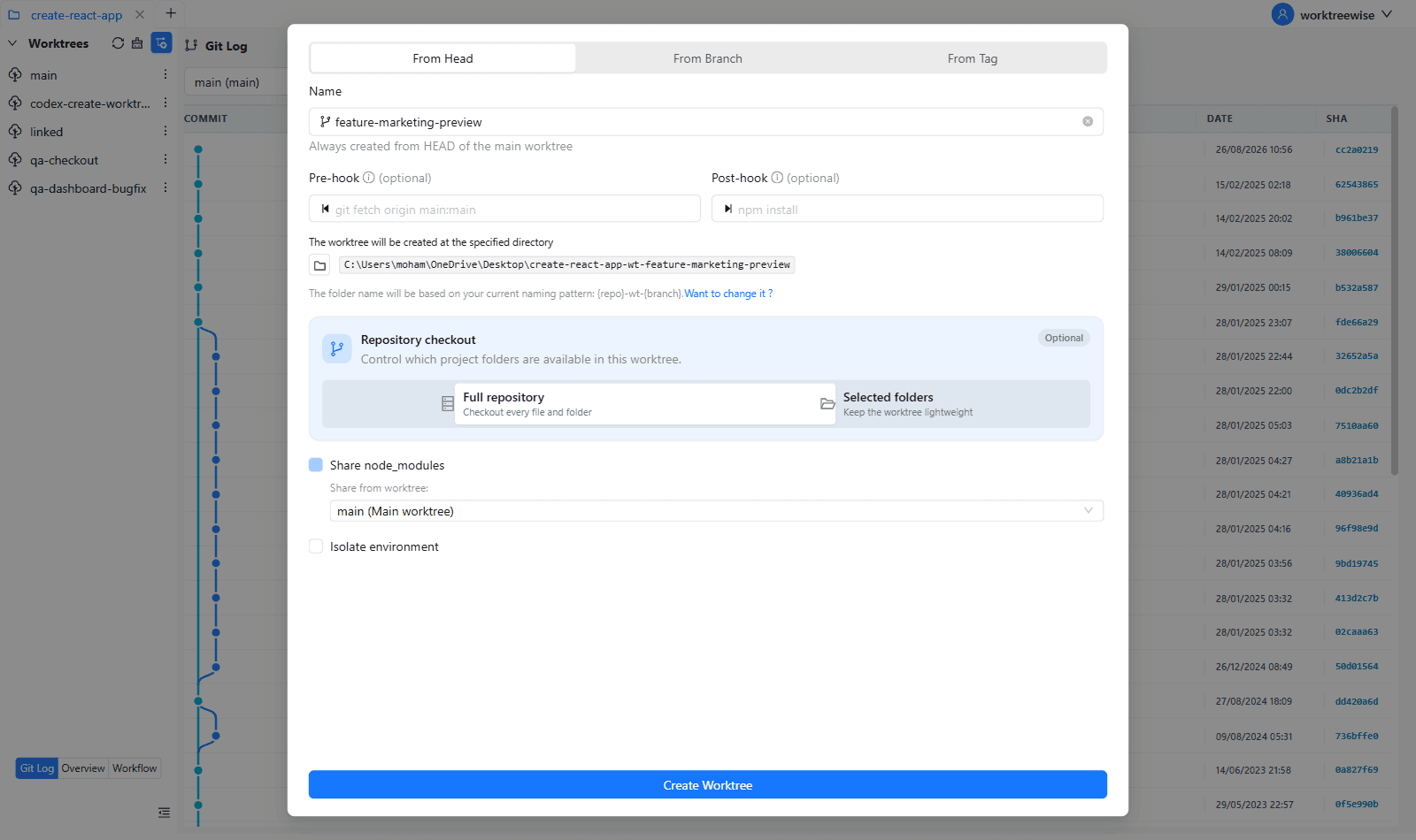 Share node_modules